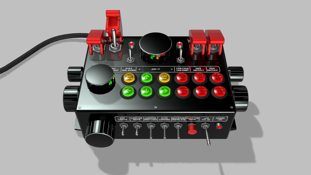 Citizen spotlight Custom Starcitizen control panels. Roberts Space