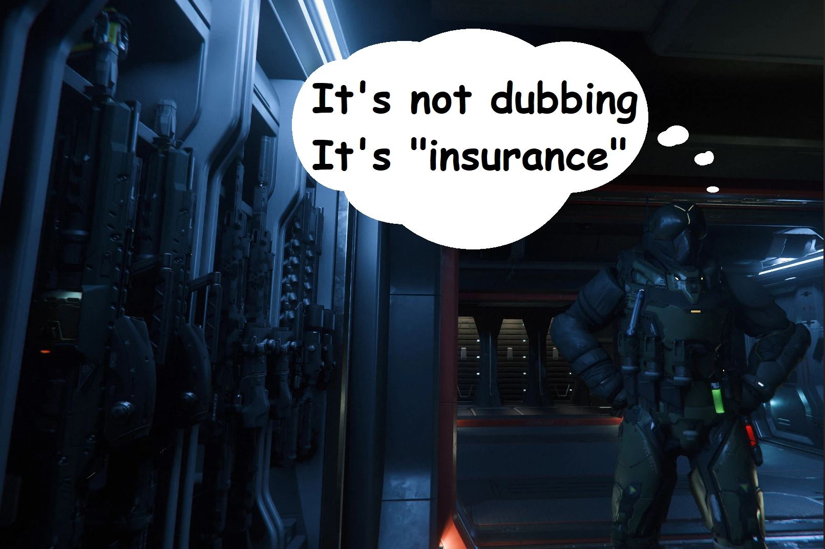 Dubbing or Insurance Star Citizen Spectrum