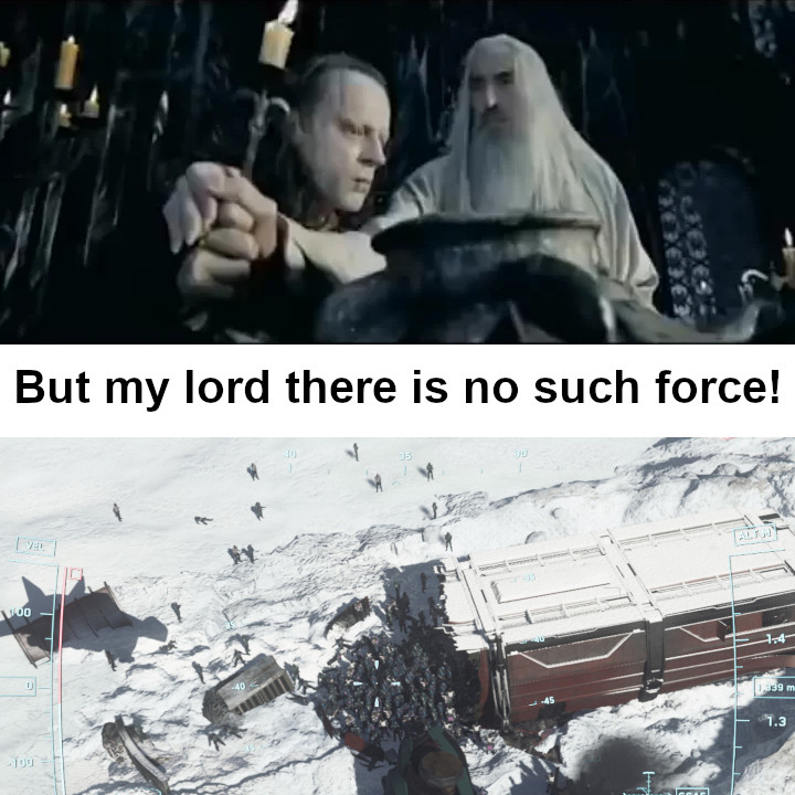 But lord there is no such force. - Star Citizen Spectrum