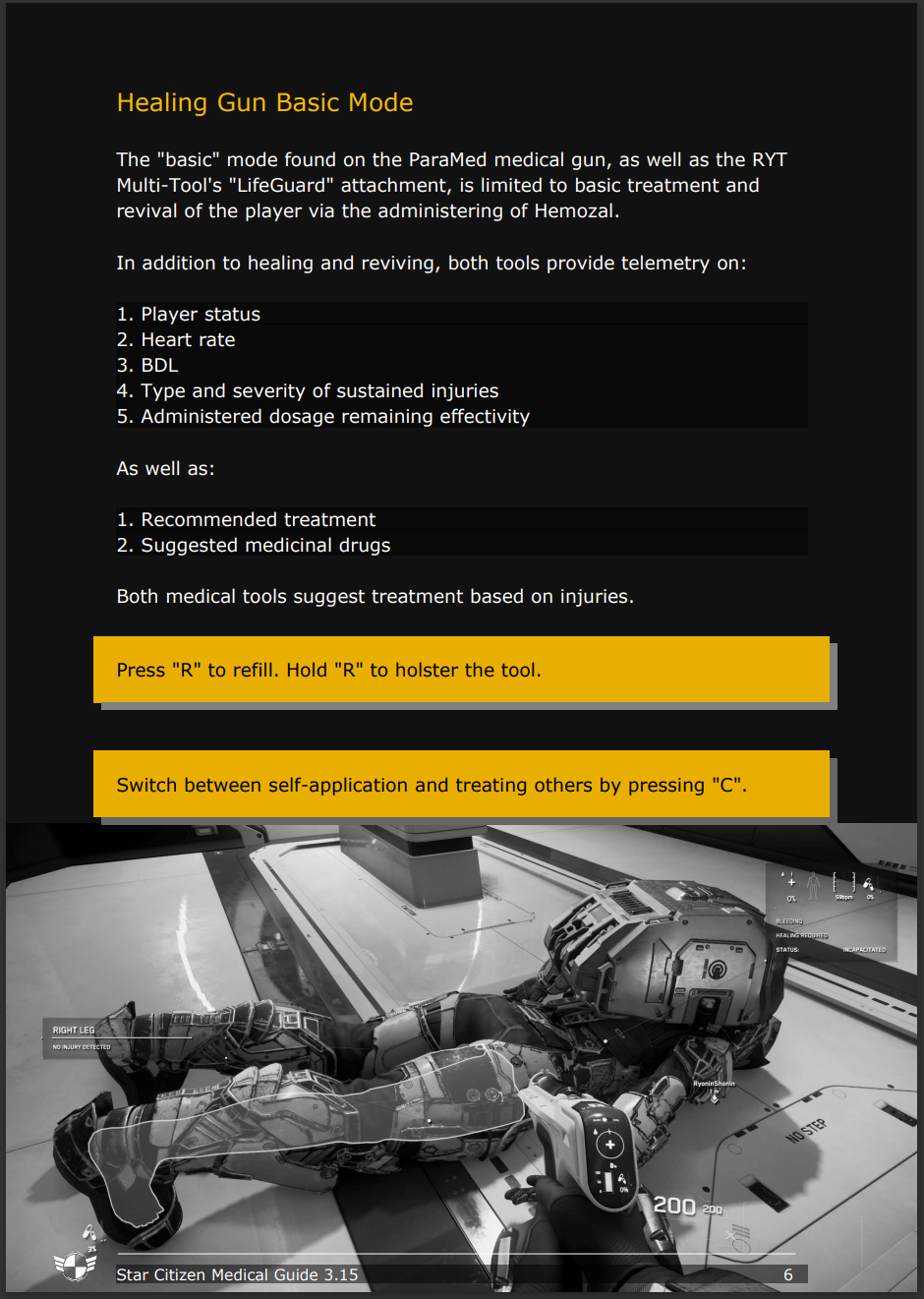 Complete Star Citizen Medical Gameplay Guide 3.15 Community Hub