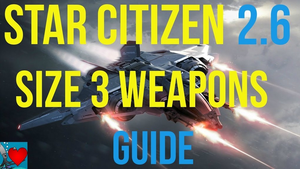 Citizen spotlight Star Citizen 2.6 Size 3 Weapons Guide Roberts