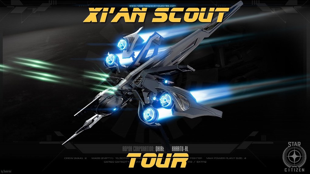 Citizen spotlight Star Citizen Xi'an Scout tour Roberts Space
