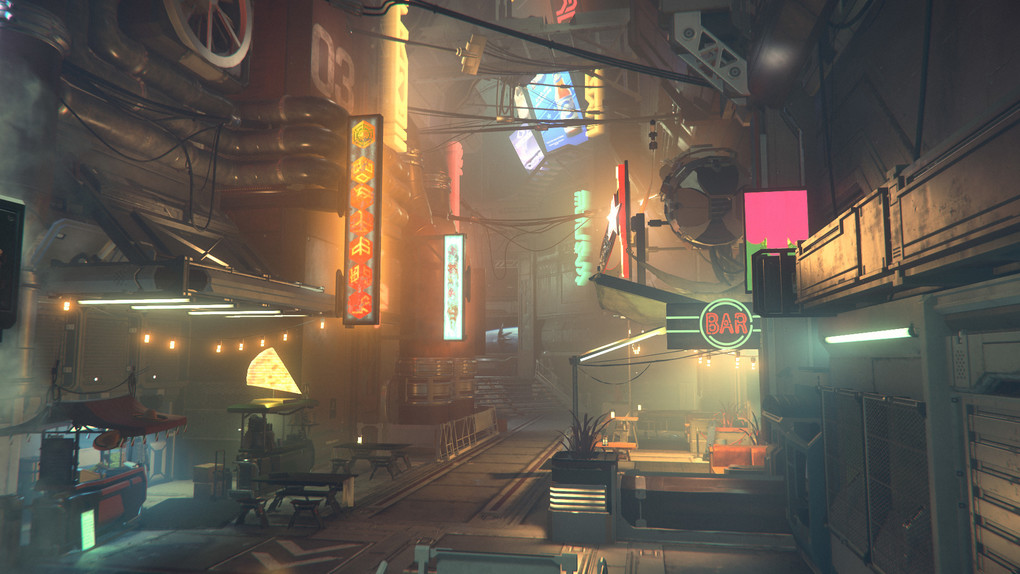 Citizen spotlight Arc Corp by night Roberts Space Industries