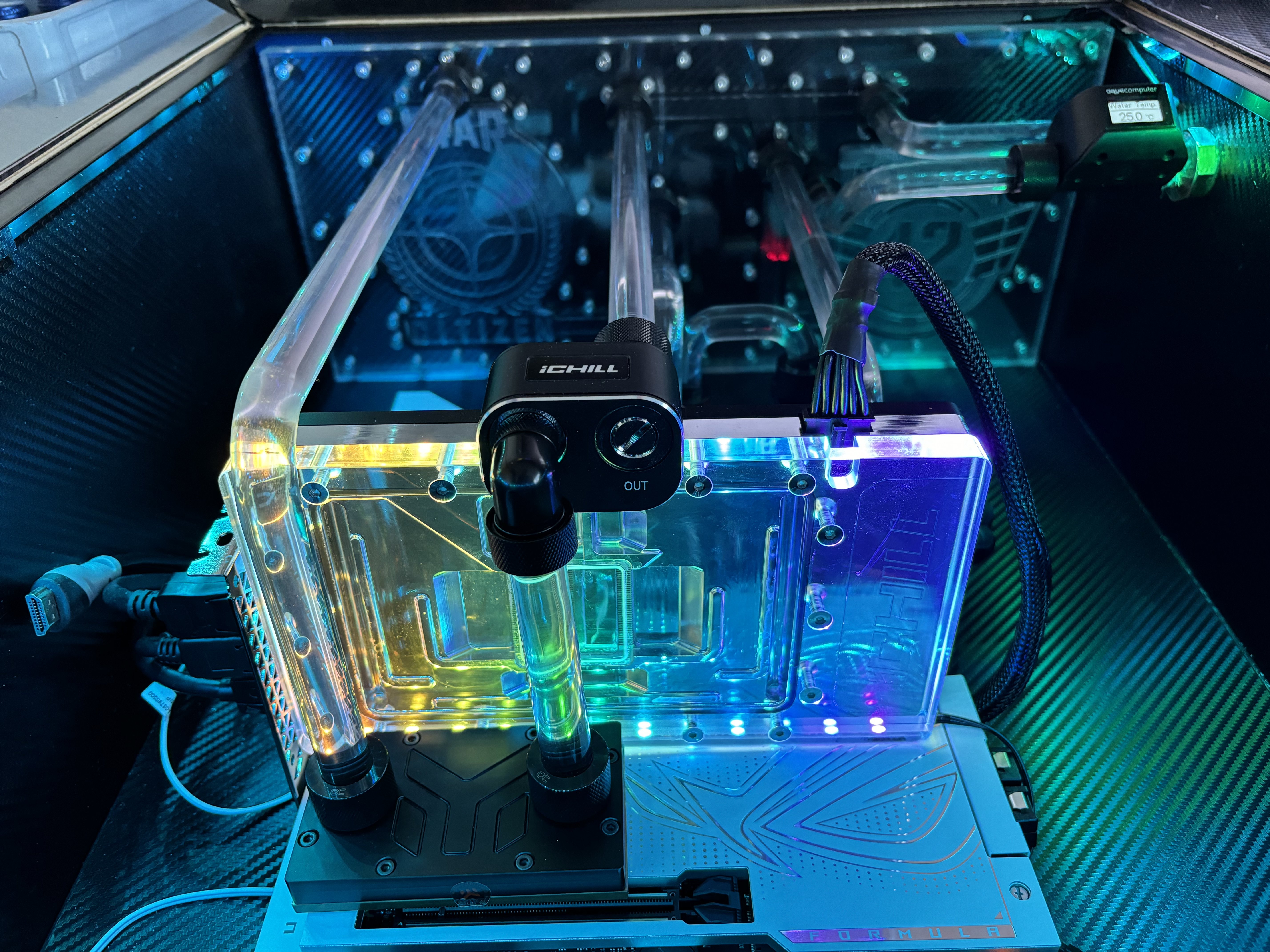 Custom made, watercooled Star Citizen PC in table - Star Citizen Spectrum
