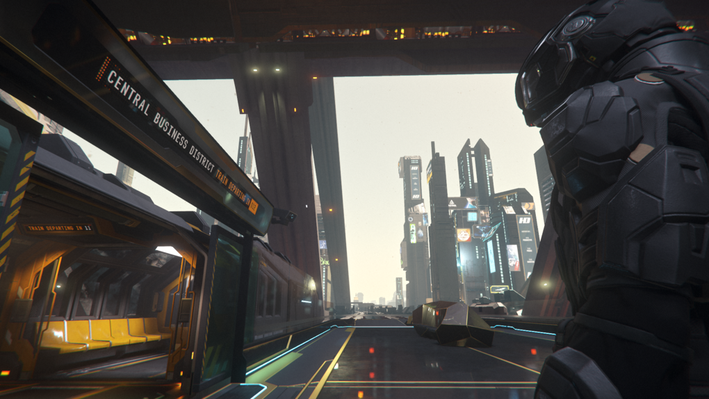 Tram is on time at least.