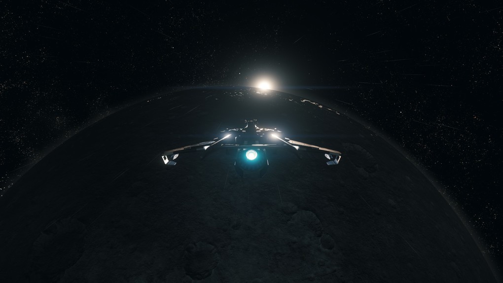 Citizen spotlight Sunrise over Yela Moon Roberts Space Industries